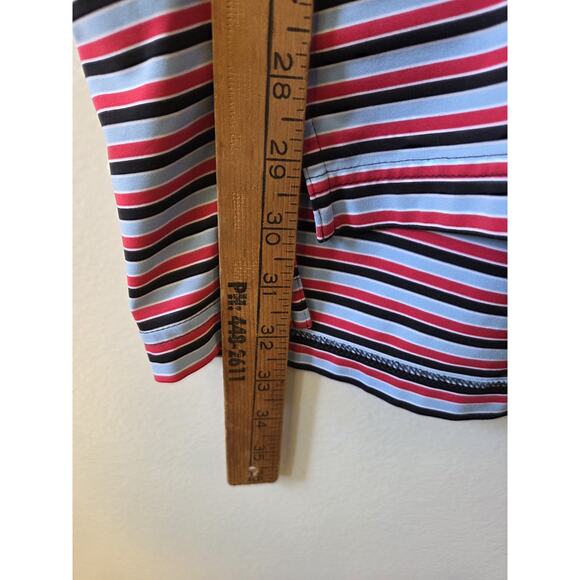 Peter Millar Polo Shirt Mens M Summer Comfort Multi Stripe Torrey Pines Golf - Picture 9 of 9